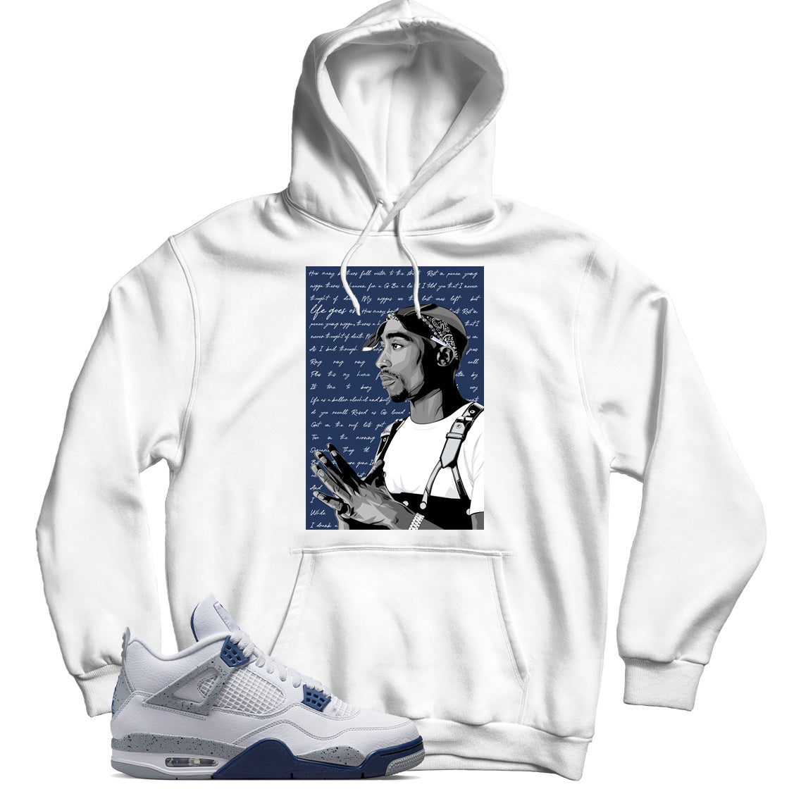 Jordan 4 Midnight Navy hoodie