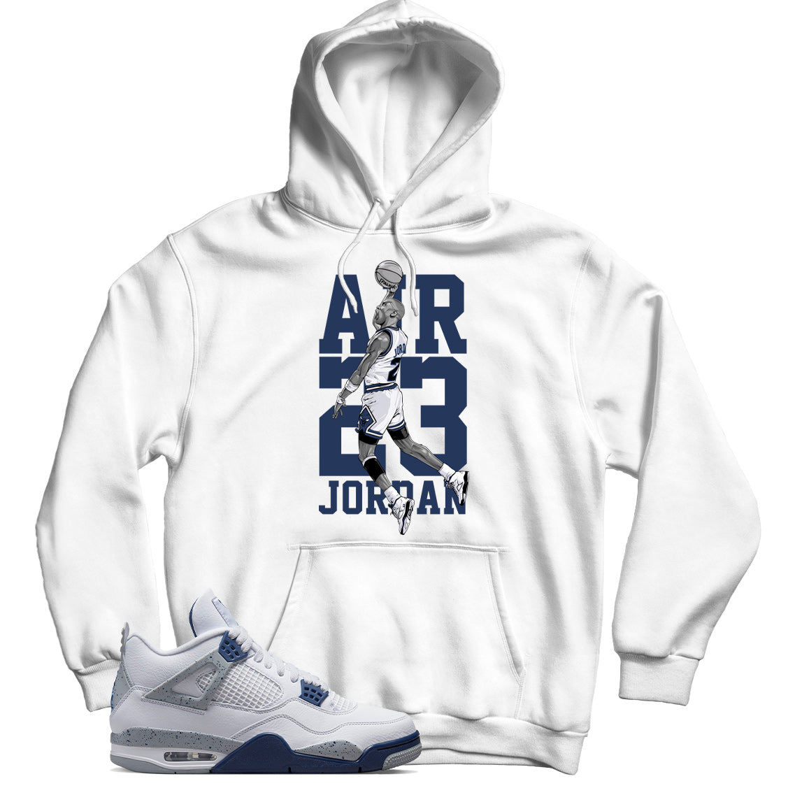 Jordan 4 Midnight Navy hoodie