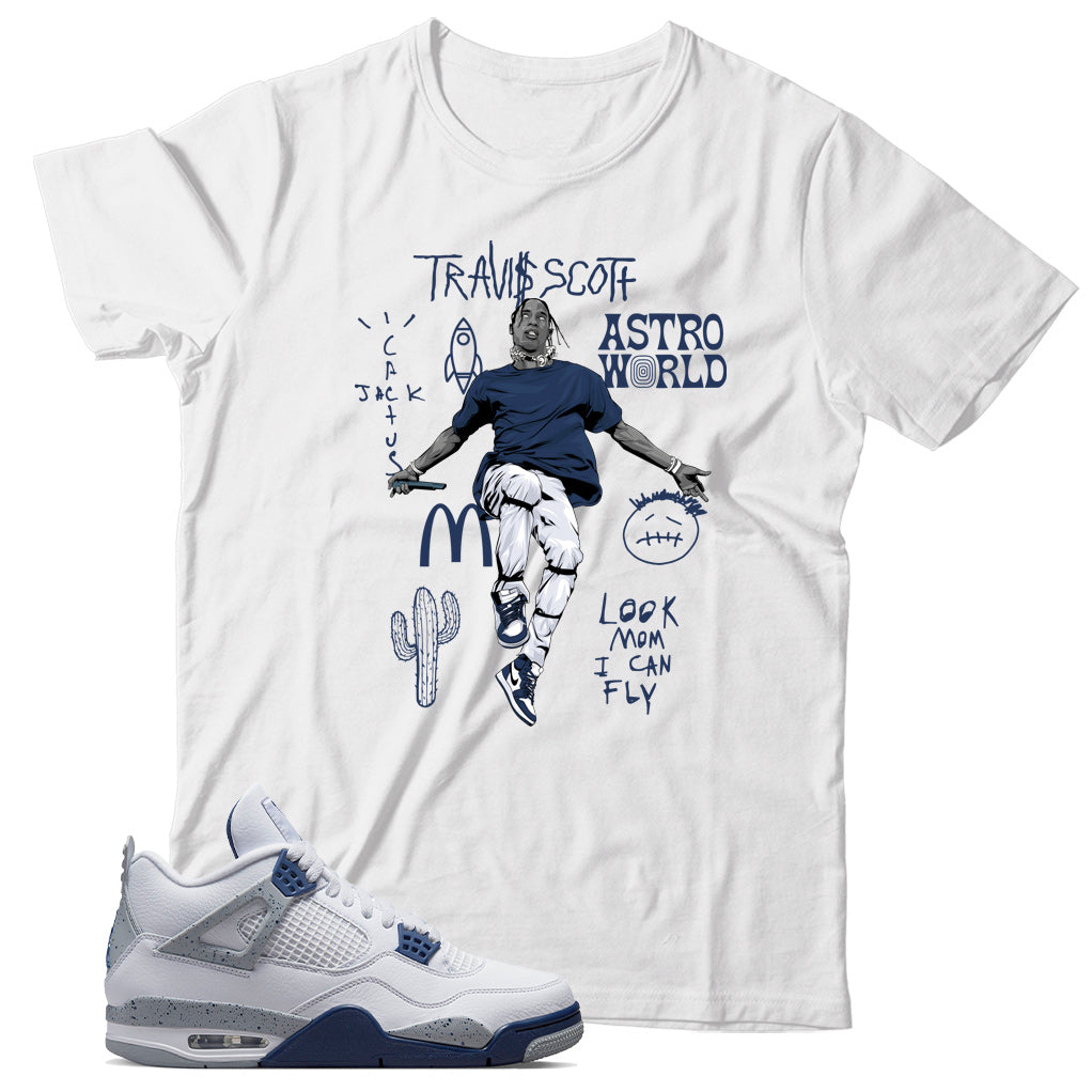 Jordan 4 Navy shirt