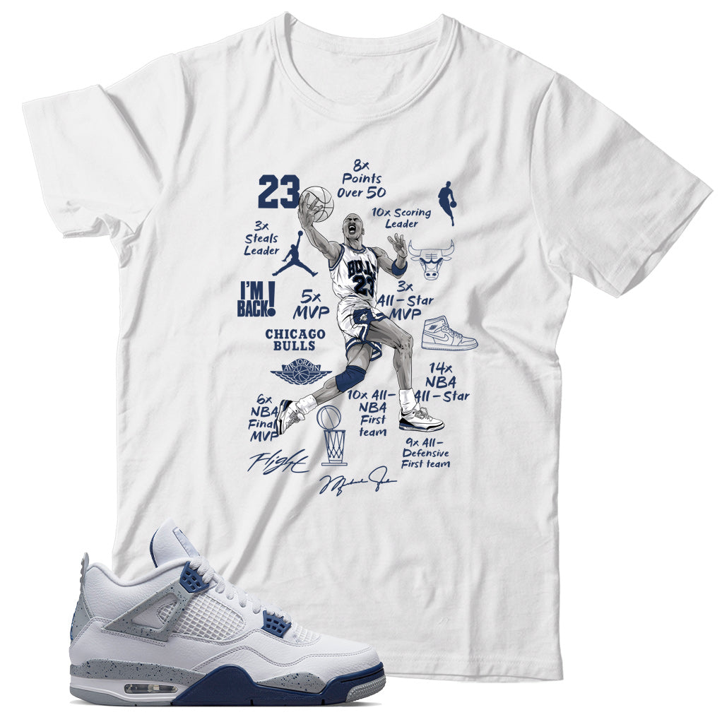 Jordan 4 Midnight Navy shirt