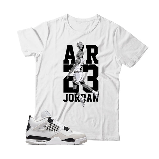 Jordan 4 Military Black shirt