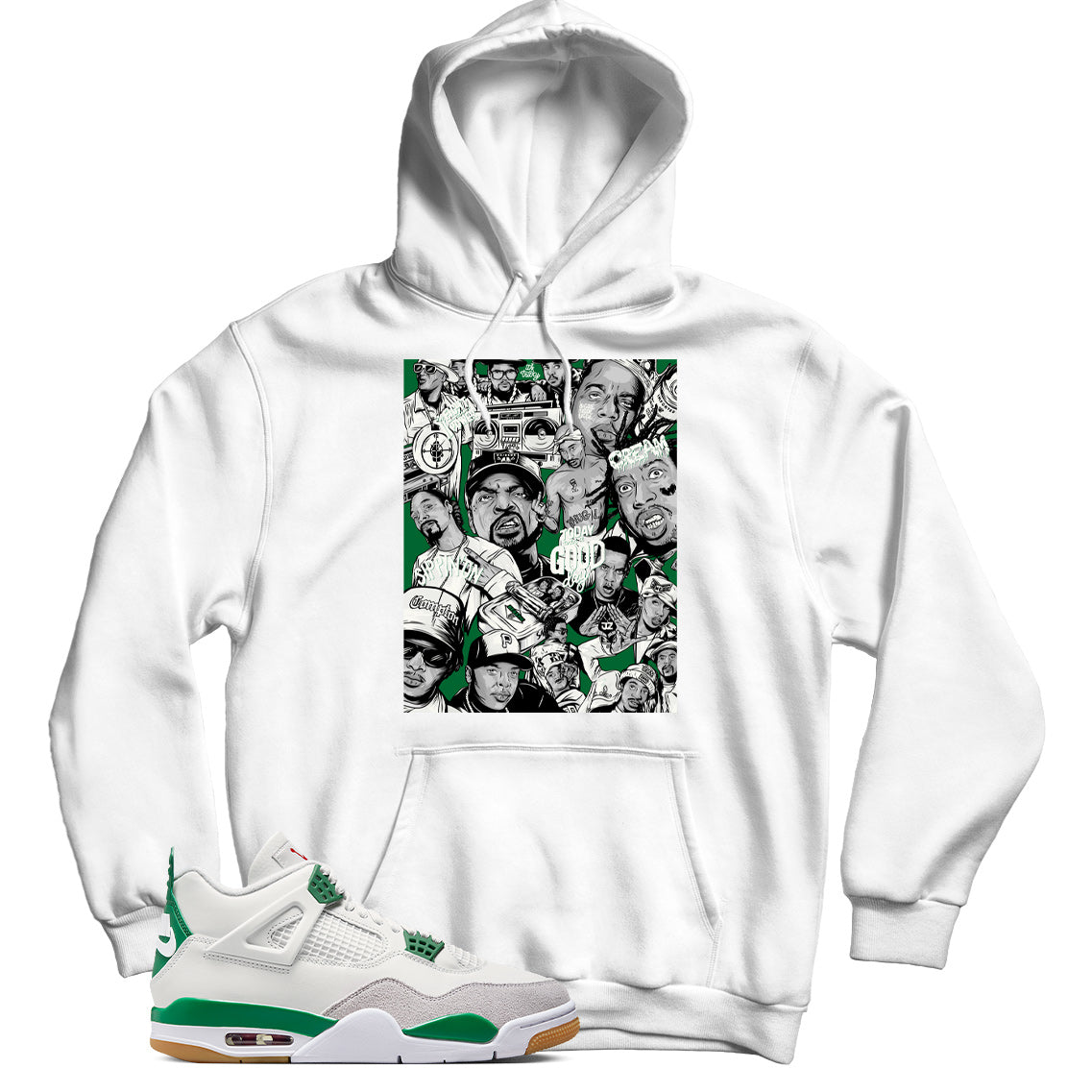 Jordan 4 Pine Green Hoodie