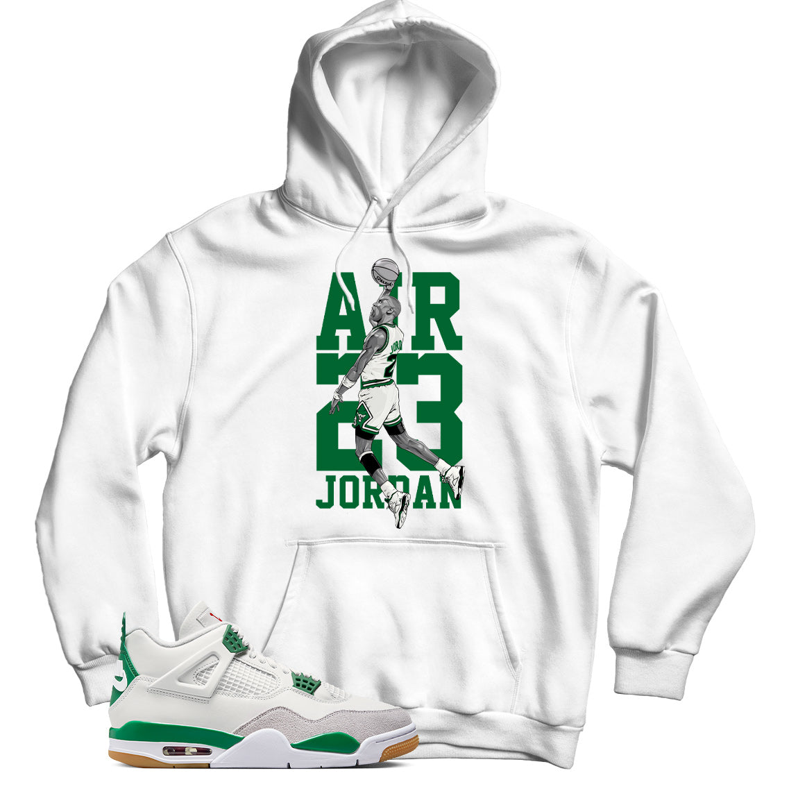 Jordan 4 SB Pine Green Hoodie