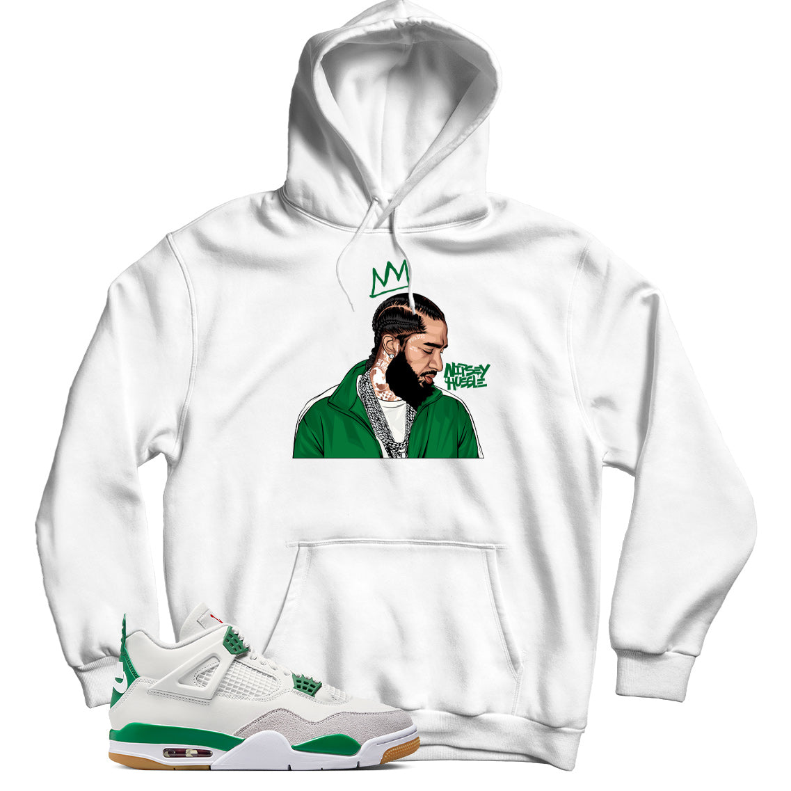 Jordan 4 Pine Green Hoodie