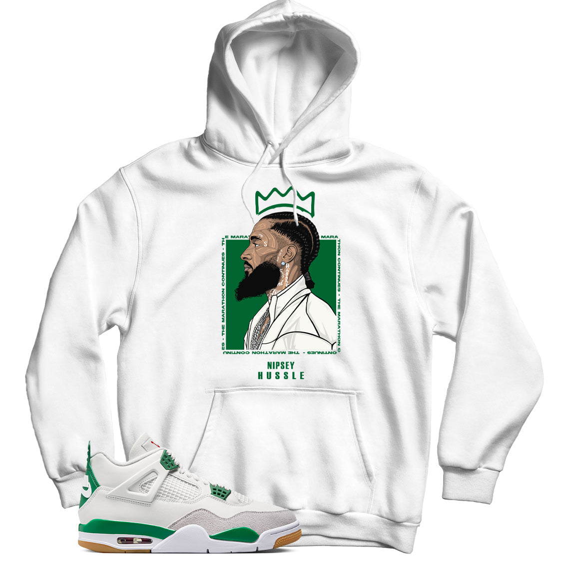 Jordan 4 Pine Green Hoodie