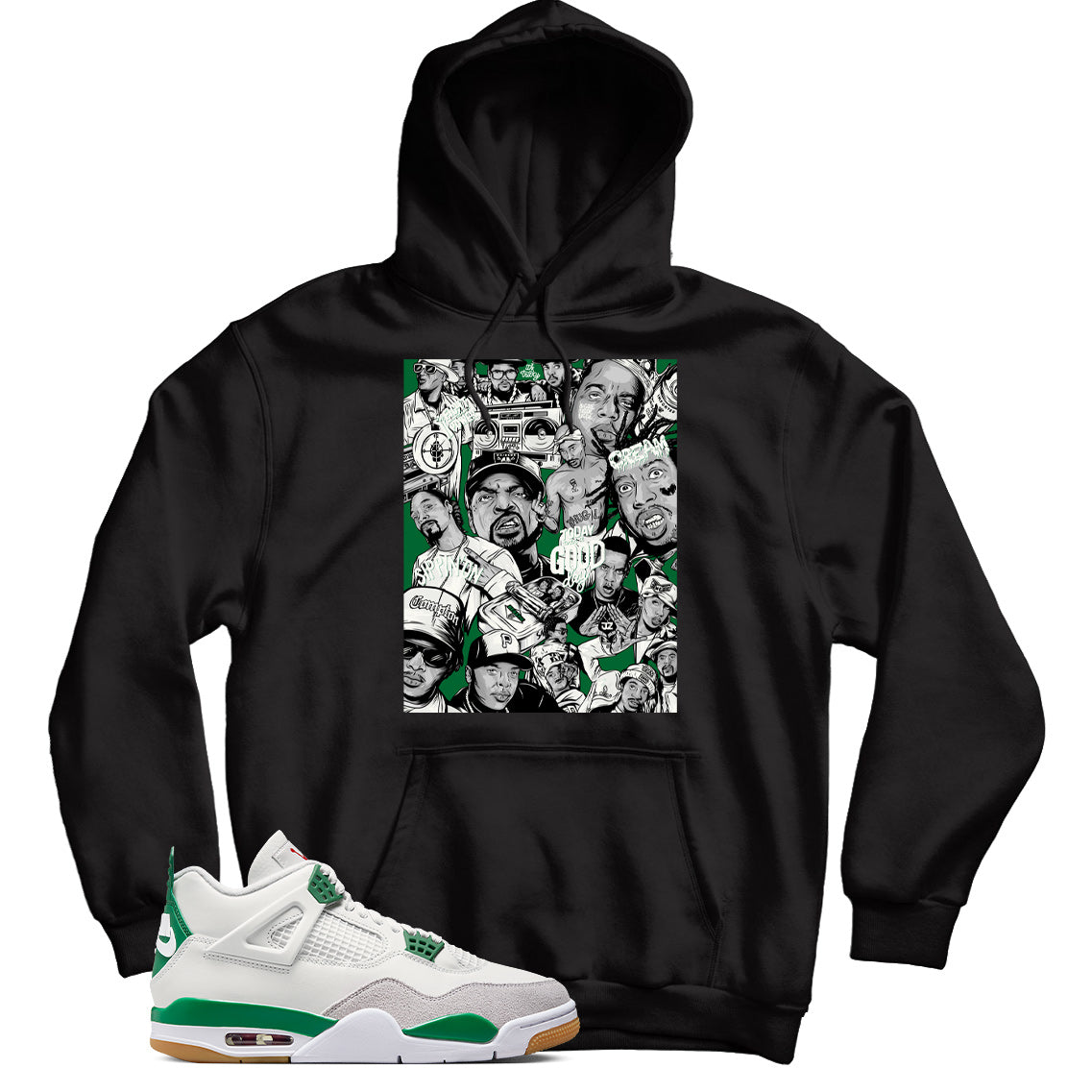 Jordan 4 Pine Green Hoodie