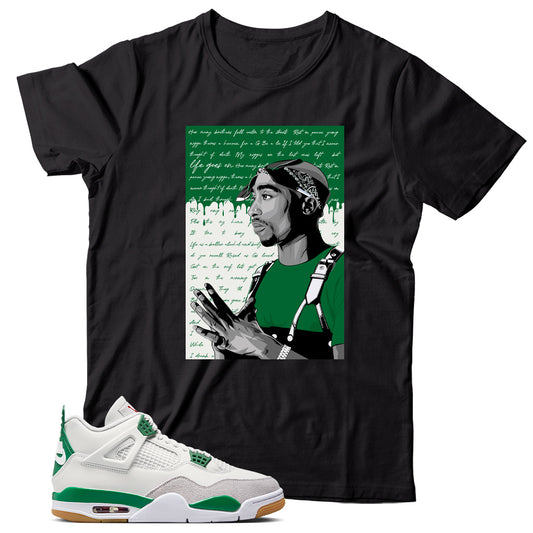 Jordan 4 SB Pine Green Match Shirt