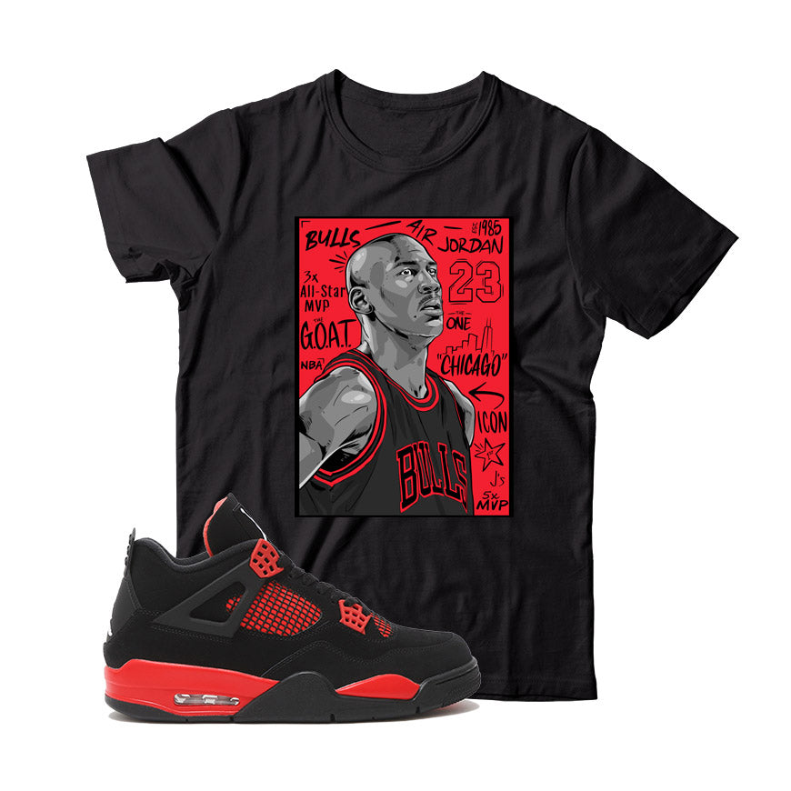 Jordan Red Thunder Shirt