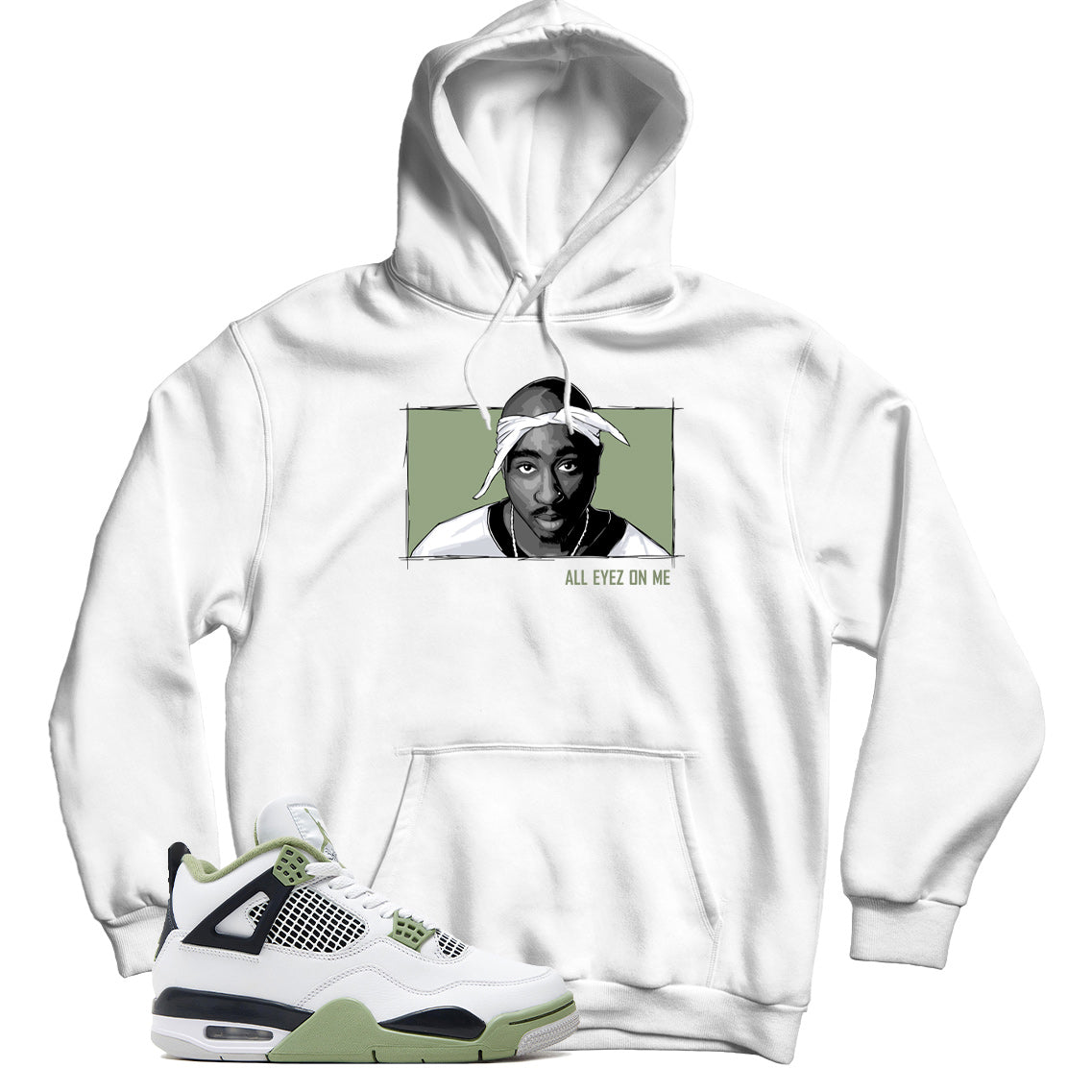 Jordan 4 Seafoam hoodie