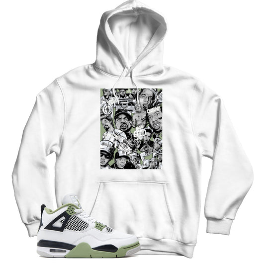 Jordan 4 Oil Green hoodie