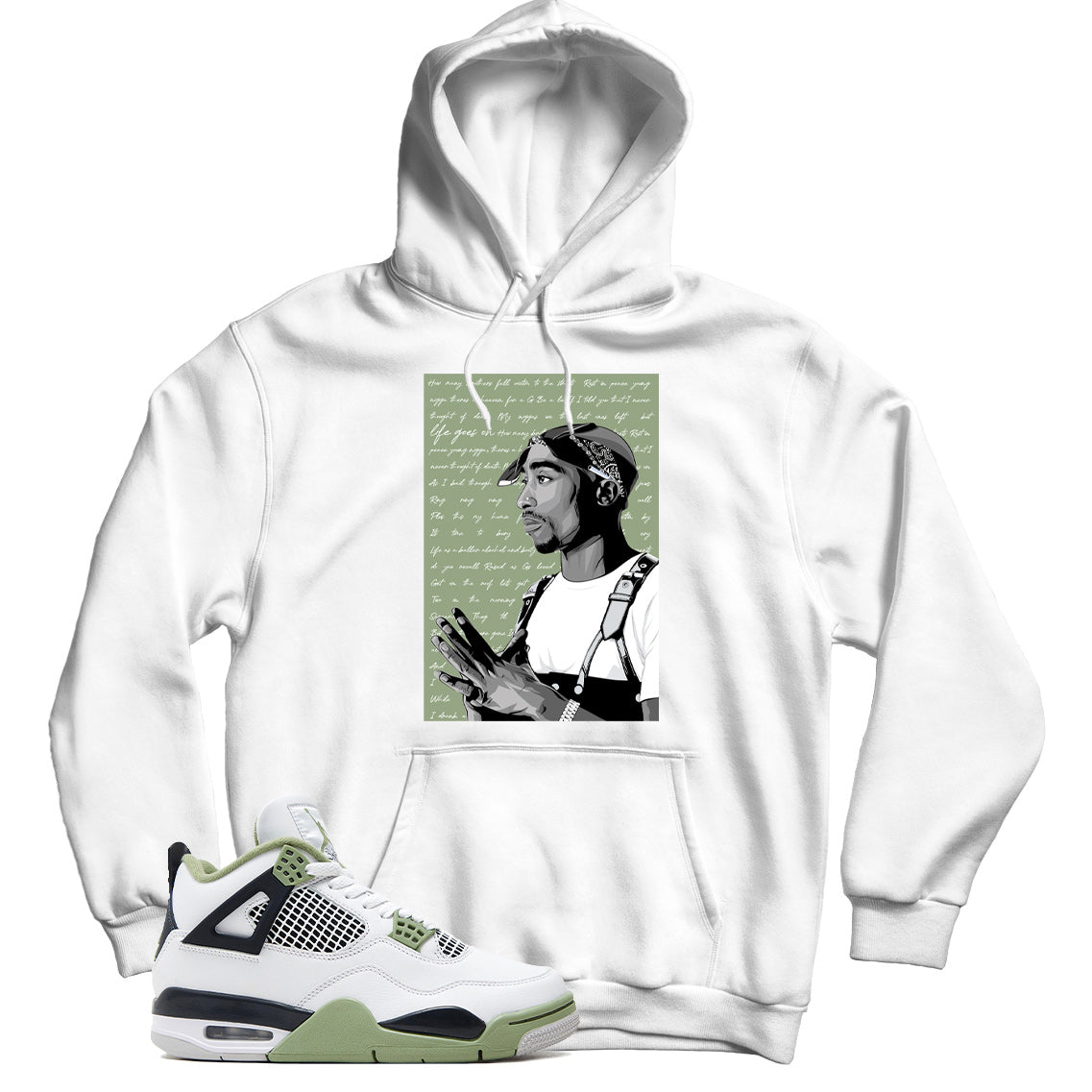 Jordan 4 Seafoam hoodie