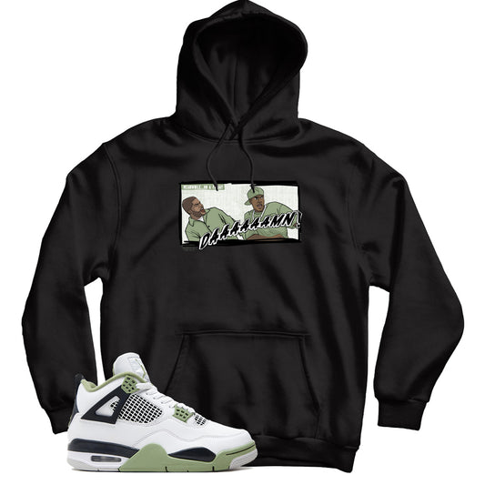 Jordan 4 Oil Green hoodie