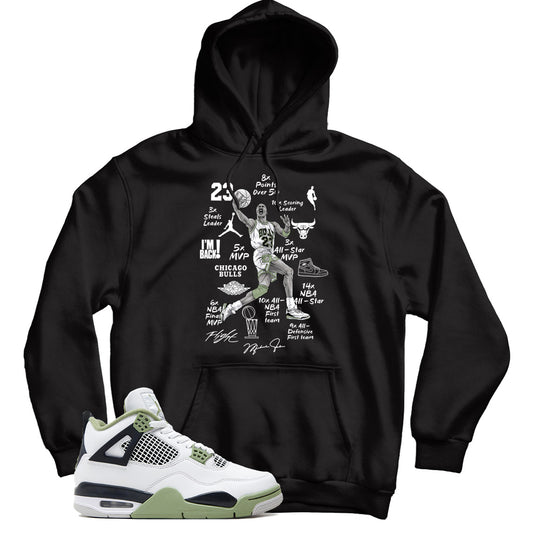 Jordan 4 Oil Green hoodie