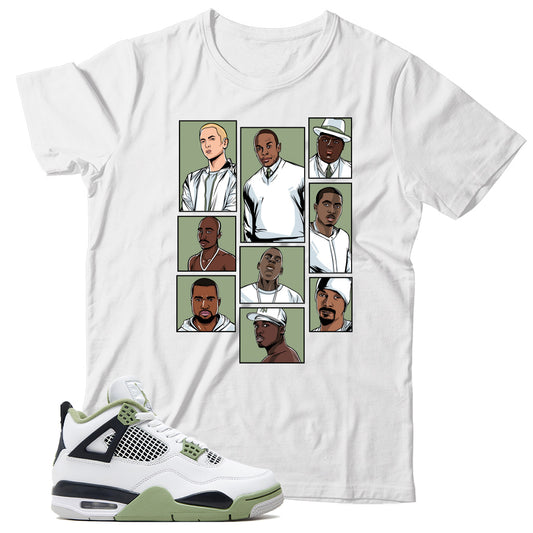 Jordan 4 Oil Green shirt