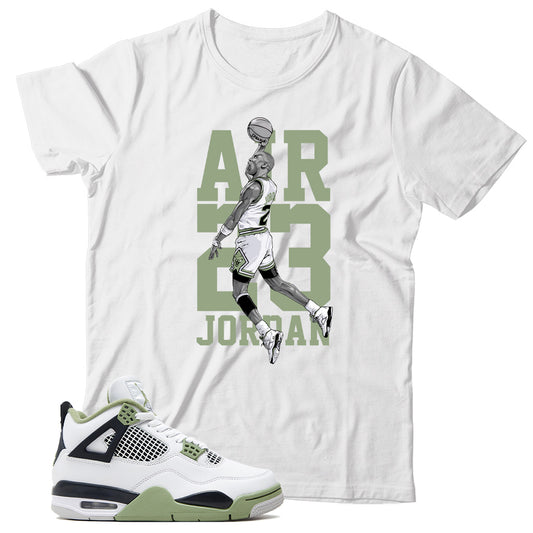 Jordan 4 Seafoam shirt