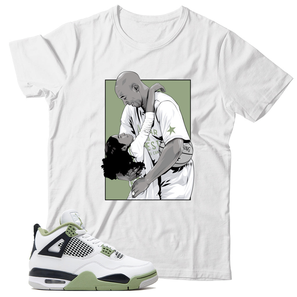 Jordan 4 Oil Green shirt