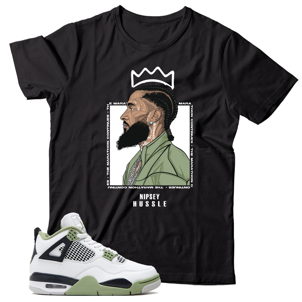 Jordan 4 Seafoam shirt