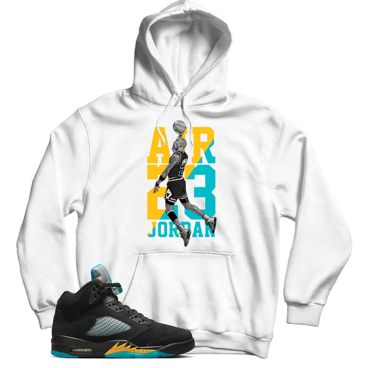 Jordan 5 Aqua hoodie