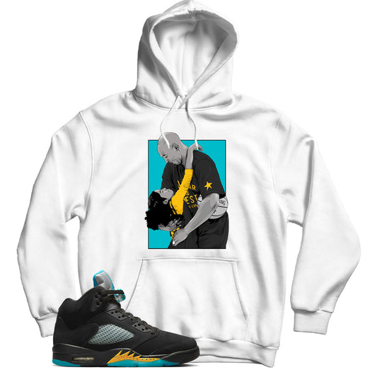 Jordan 5 Aqua hoodie