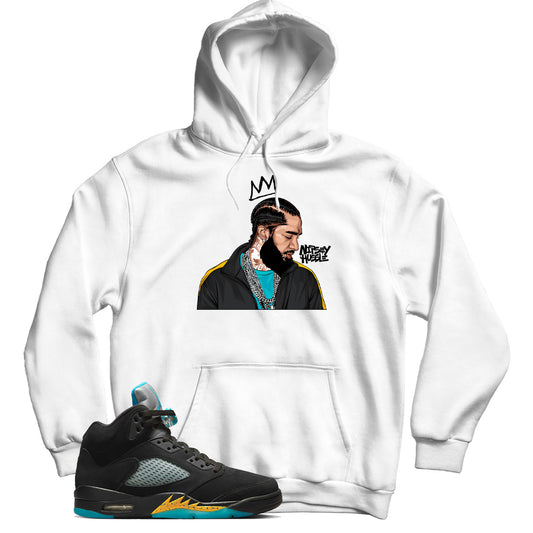 Jordan 5 Aqua hoodie