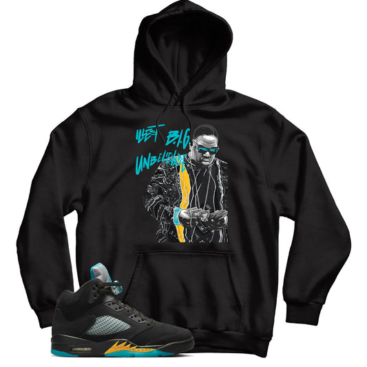 Jordan 5 Aqua hoodie