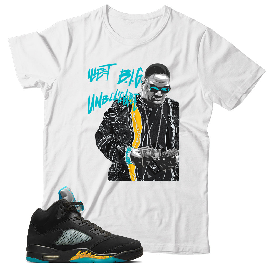 Jordan 5 Aqua shirt