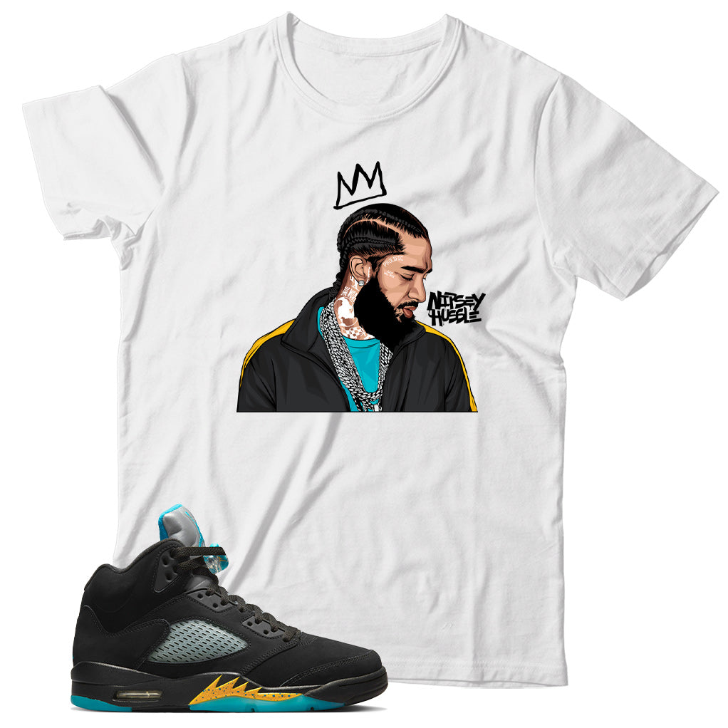 Jordan 5 Aqua shirt