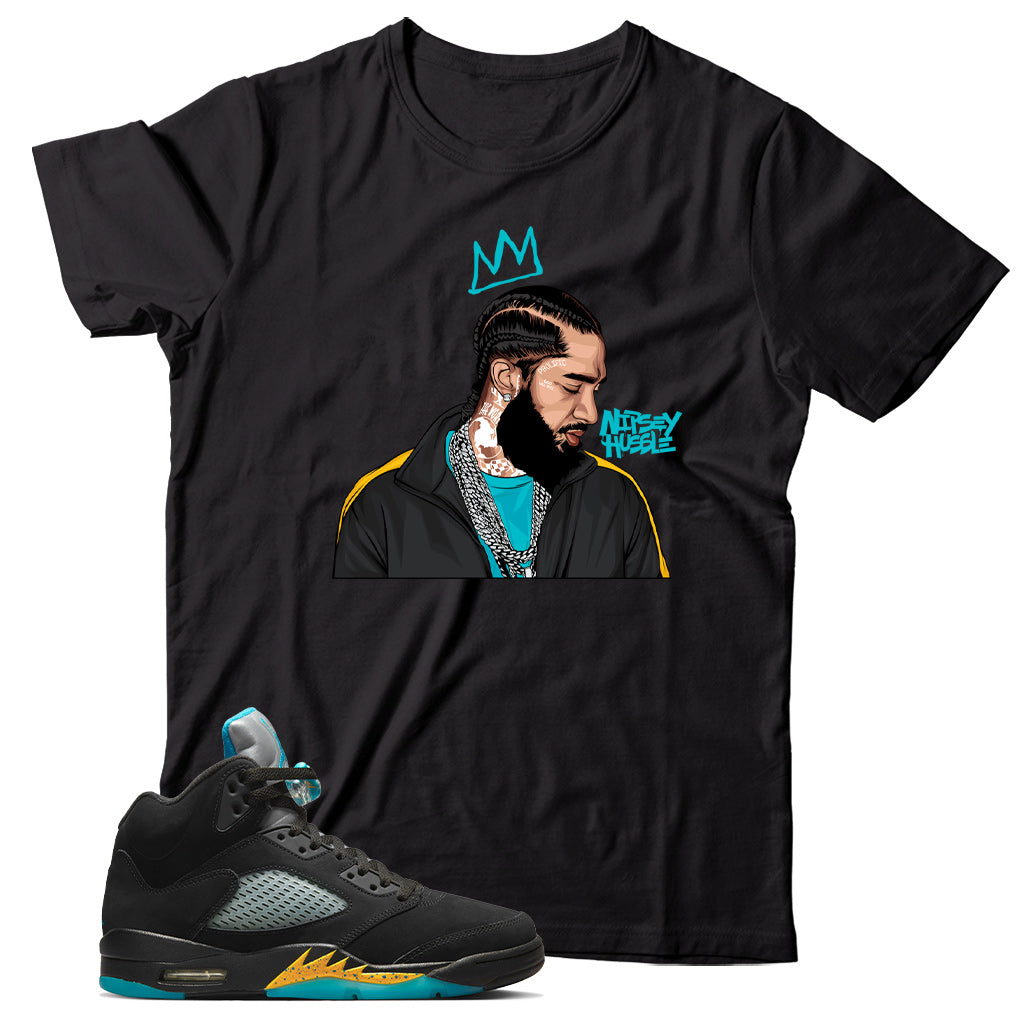 Jordan 5 Aqua shirt