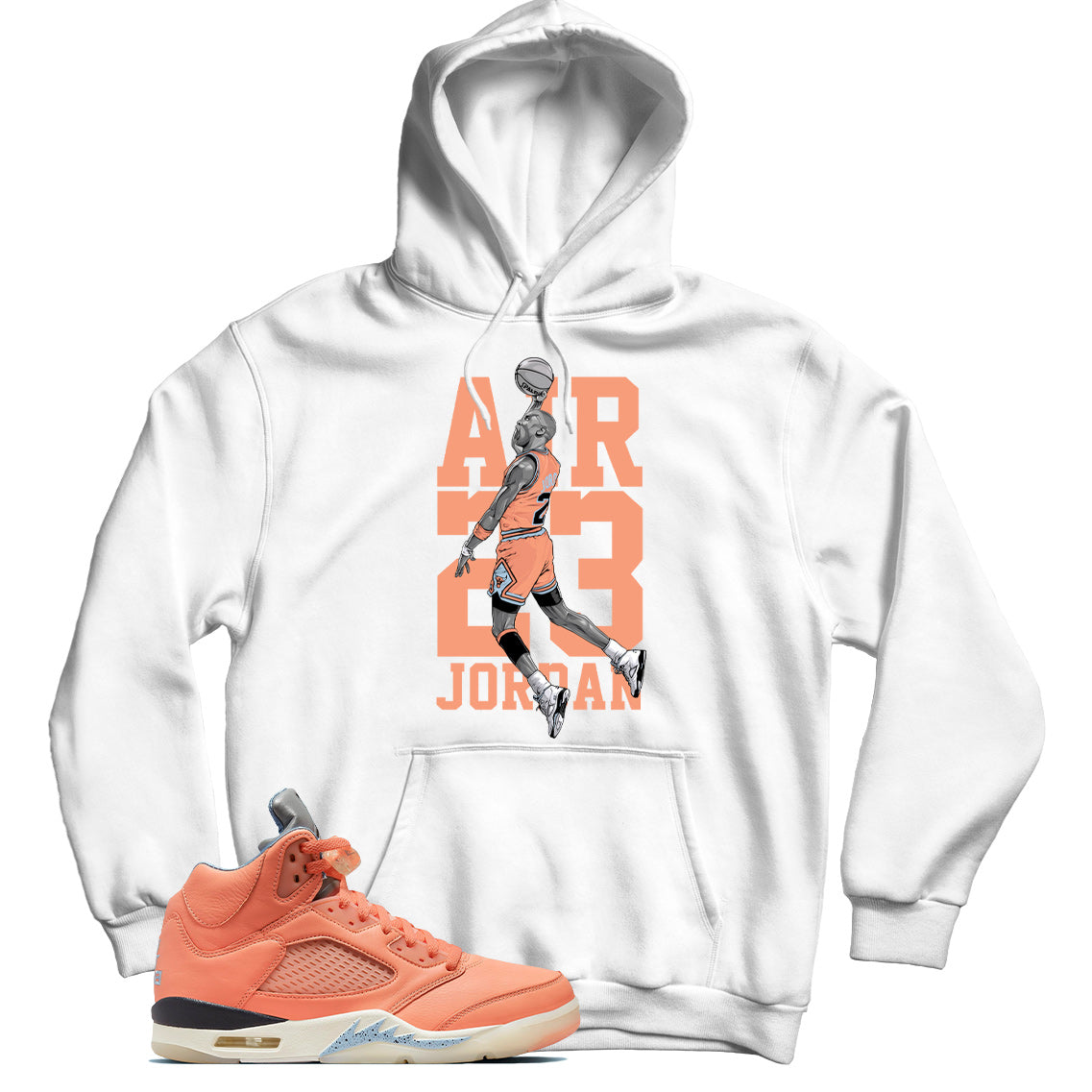 Jordan 5 DJ Khaled Crimson Bliss hoodie