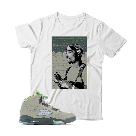 Jordan 5 Green Bean shirt