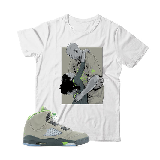 Jordan 5 Green Bean shirt