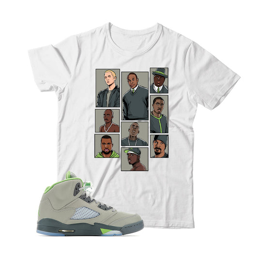 Jordan 5 Green Bean t shirt