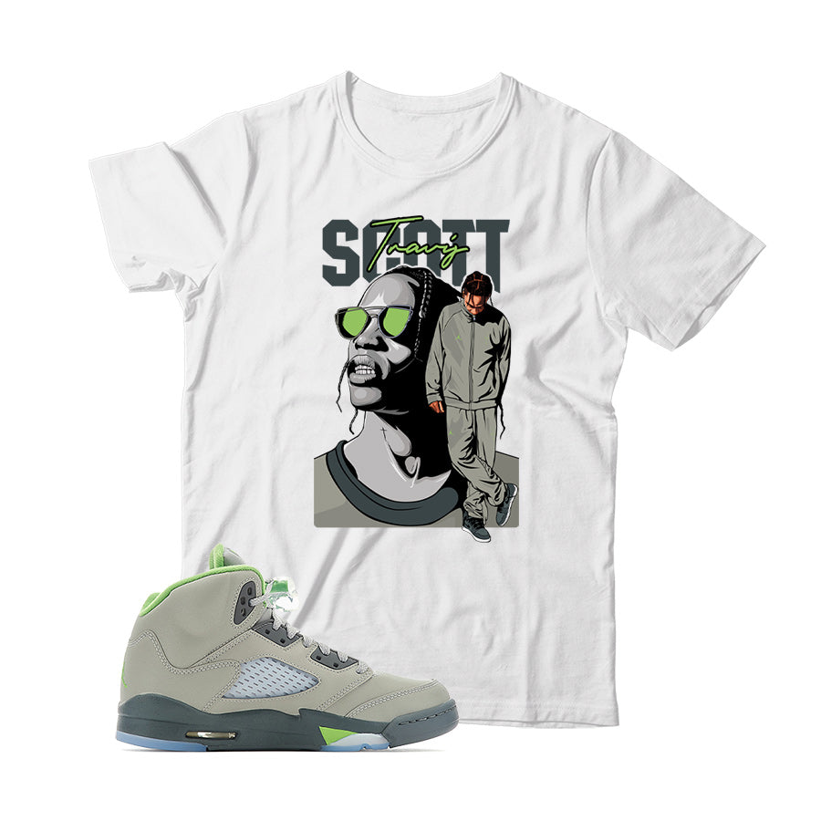 Jordan 5 Green Bean shirt