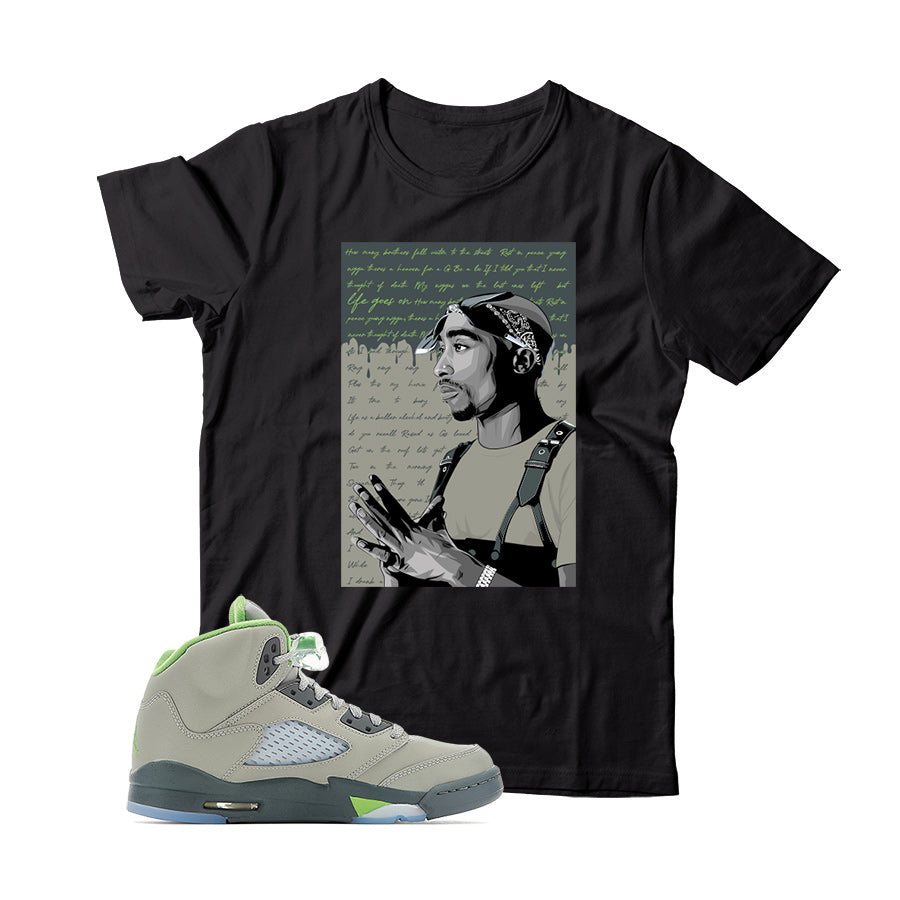 Jordan 5 Green Bean shirt