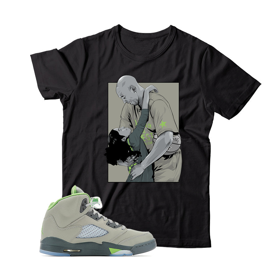 Jordan 5 Green Bean shirt
