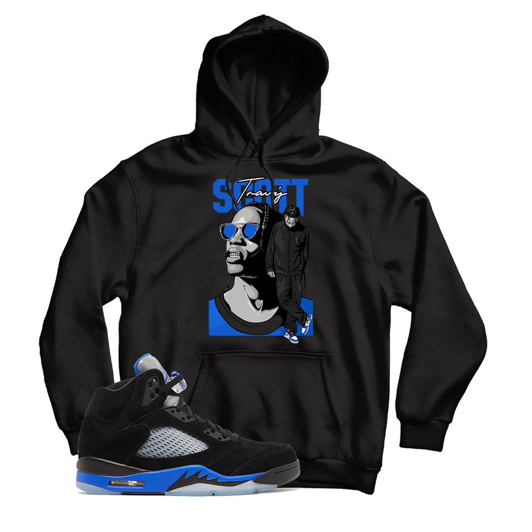 Jordan 5 Racer Blue hoodie