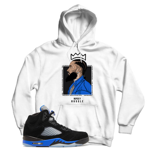 Jordan 5 Racer Blue hoodie