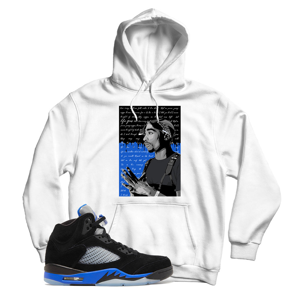 Jordan 5 Racer Blue hoodie