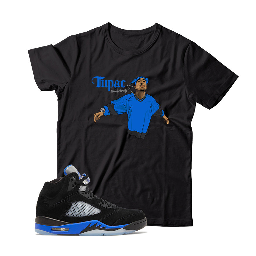 Jordan 5 Racer Blue shirt