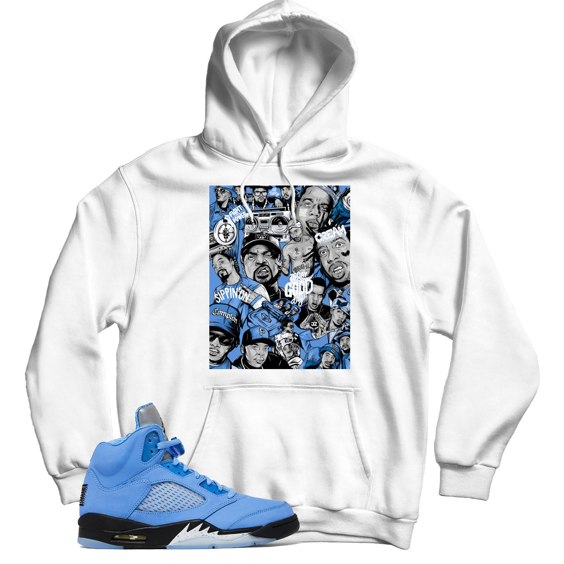 Jordan 5 Unc hoodie