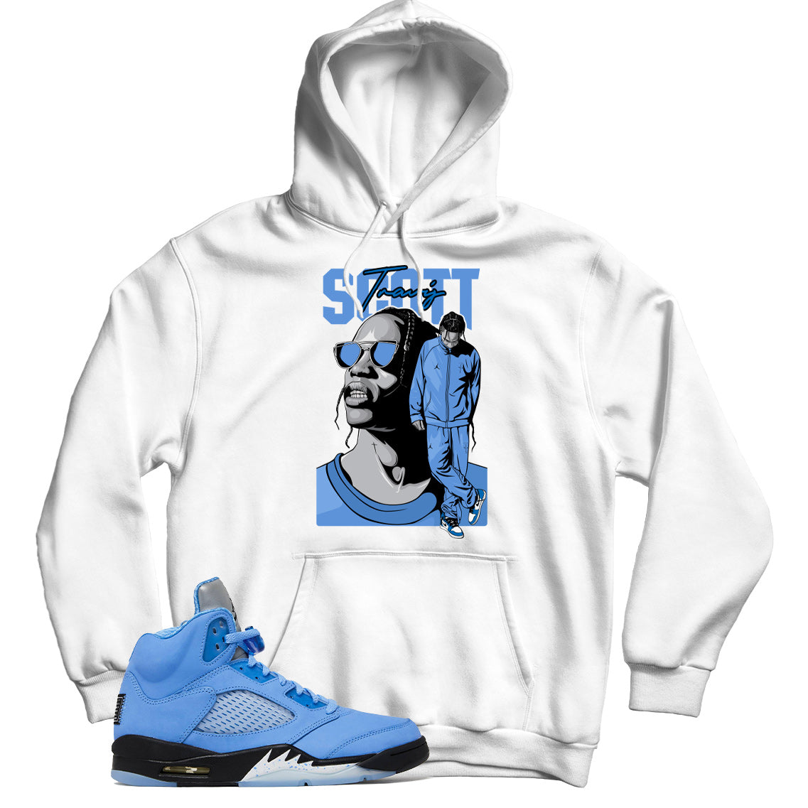 Jordan 5 Unc hoodie