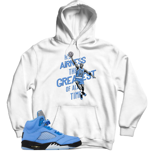 Hoodie Match Jordan 5 UNC