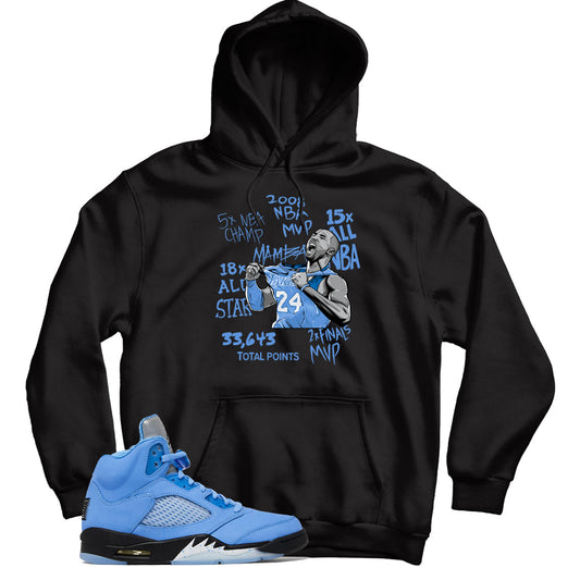 Jordan 5 UNC hoodie