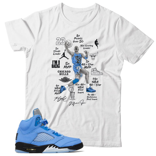 Jordan 5 UNC Shirt