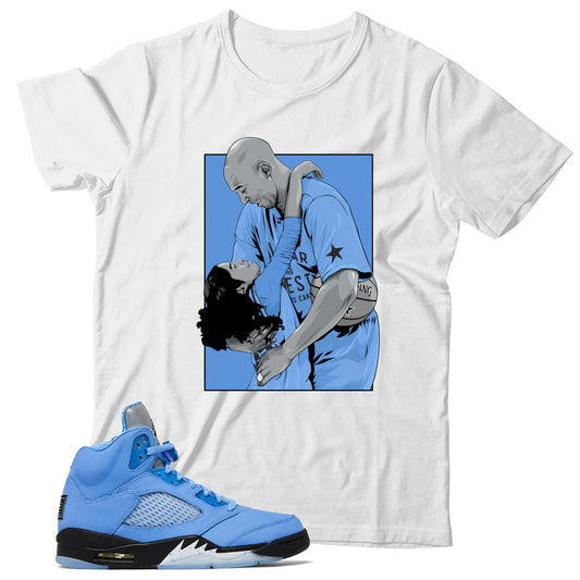 Jordan 5 University Blue Shirt