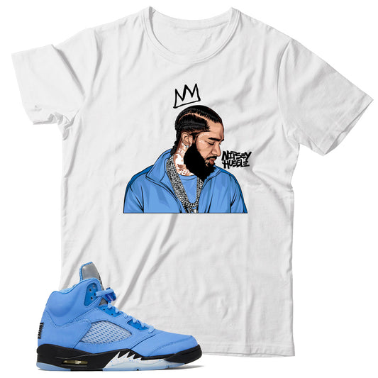 Jordan 5 University Blue Shirt