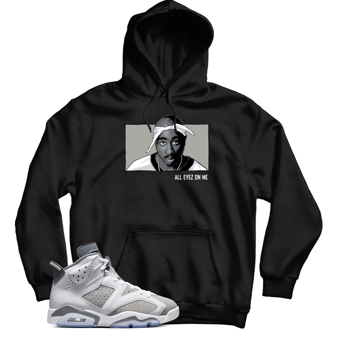 Jordan 6 Cool Grey hoodie