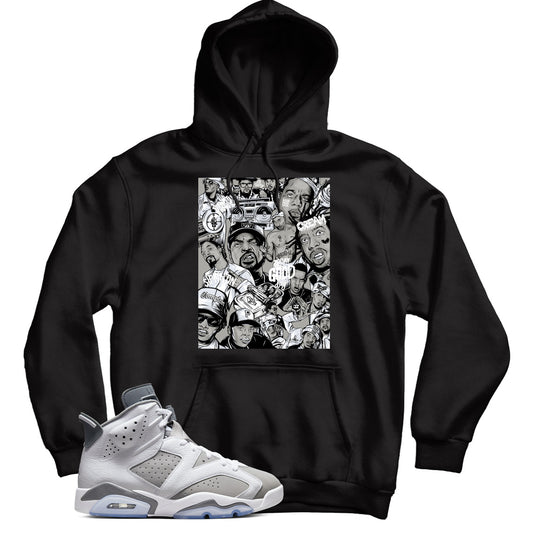 Hoodie Match Jordan 6 Cool Grey