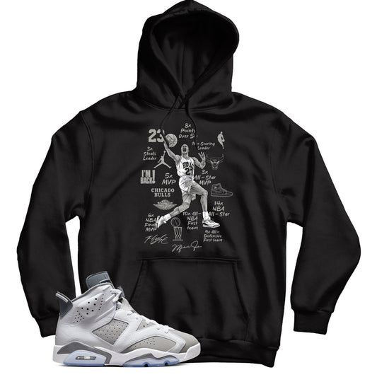 Jordan 6 Cool Grey hoodie