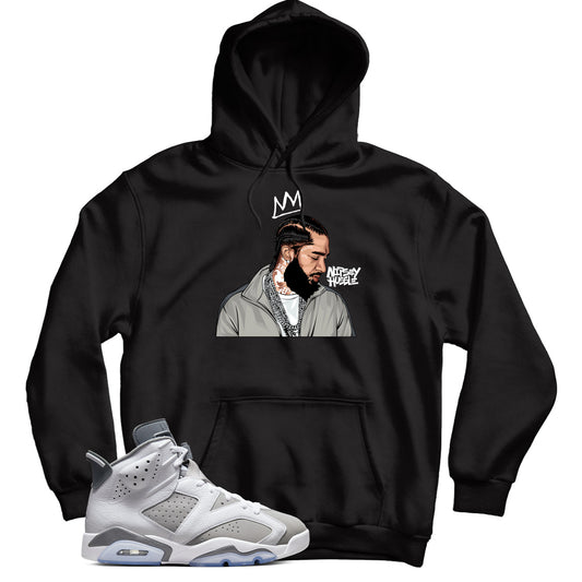 Hoodie Match Jordan 6 Cool Grey